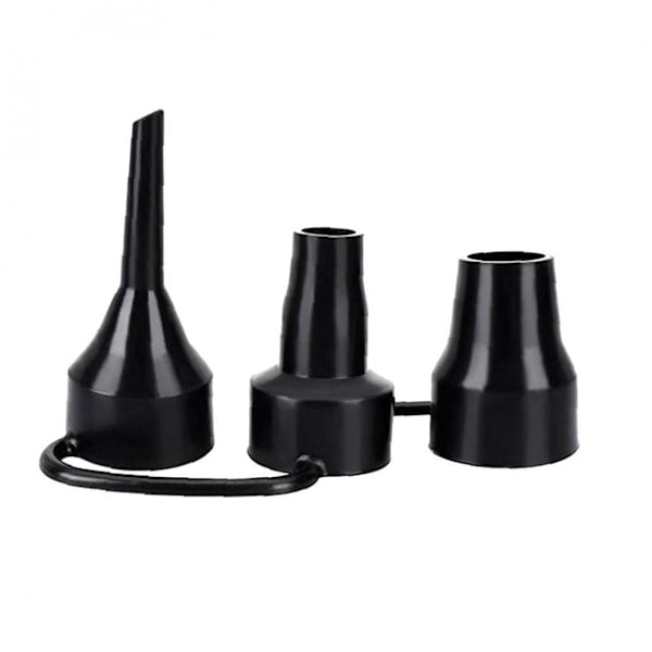 3-pakning Erstatningsdyser Plastdysehode Luftmadrasser Pumpe Dyser Oppblåsbar Luftpumpe Inflator Adapter Luftpumpetilbehør 1