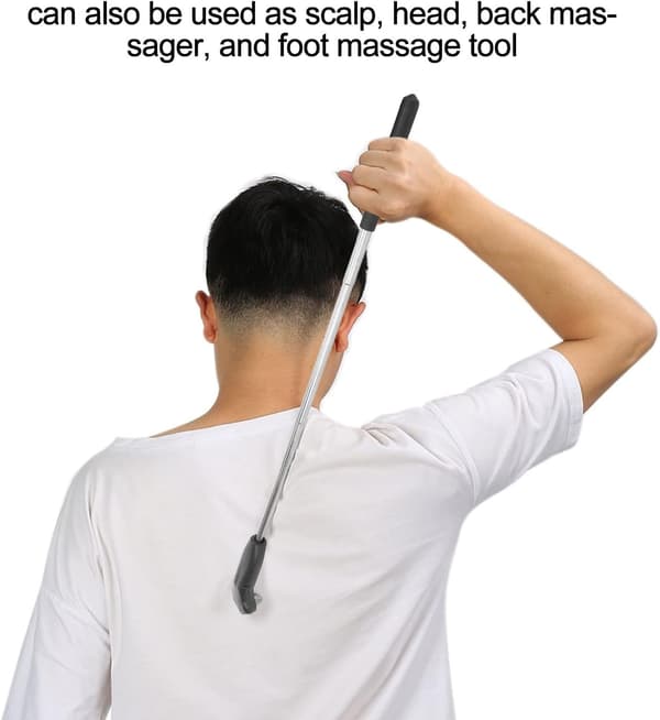 Cat Claw Extendable Back Scratcher in Stainless Steel Telescopic Massage Tool
