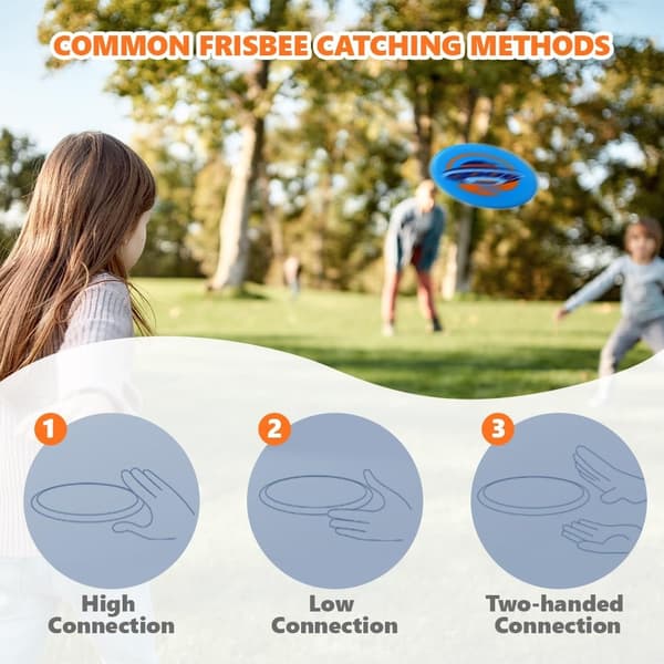 Frisbee til børn, Strandfrisbee, Moderat blødt materiale, behageligt greb og sikker, stabil flyvning, præcis bane (20 cm)