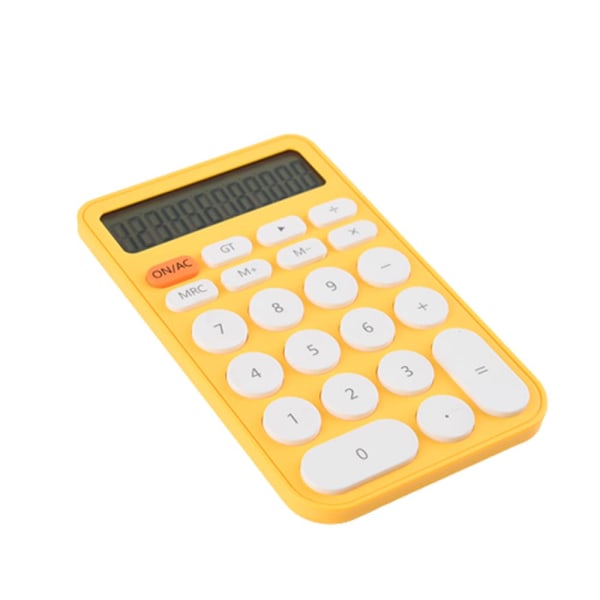 Keltainen taskulaskin Toimistolaskin Elektroninen laskin Kannettava minilaskin