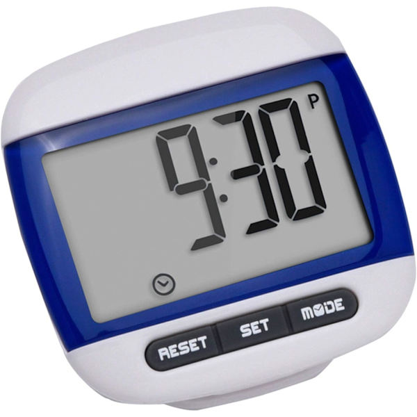 Fickpedometer med Bältesklämma