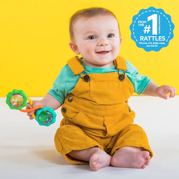 Oball Easy Grasp Shaker Rattle BPA-fri leksak för spädbarn Green