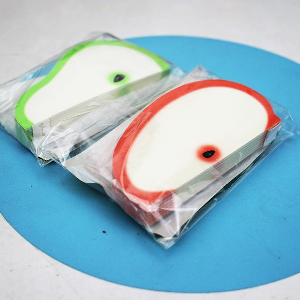 10 stk., kreative æble sticky notes DIY sticky notes frugt sticky notes pære sticky notes specialpris