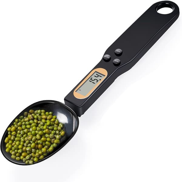 Electronic Measuring Spoon, Digital Scale Spoon, Kitchen Electronic Weighing Spoon with LCD Screen for Cooking, Baking, Flour, Spices, Medicine