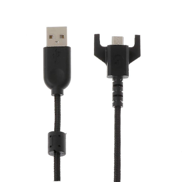 Jinzhaolai ersättningsnylon flätad USB-laddningsdataspelsladd för Logitech G Pro X Superlight Glorious Model O D trådlös spelmus