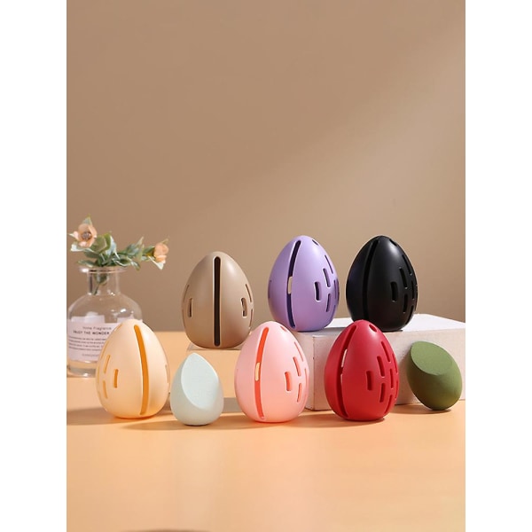 Makeup svampeholder, Beauty Blenders holder, rejse makeup svampe organizer, silikone splintfri makeup svampe etui