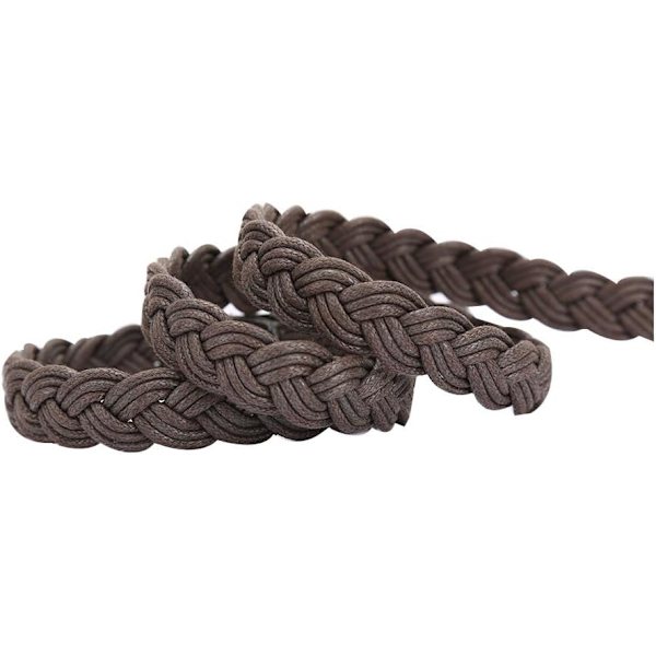 Kvinder Skinny Flettet Bælte Justerbar Spænde Fletning Casual Brown waist:2633