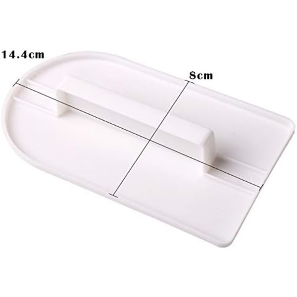 Smart Bage Fondant Kage Dekoration Glasur Glattere Robust Plastik Sukkerkunst Kage Glattere Polerings Bageværktøjer