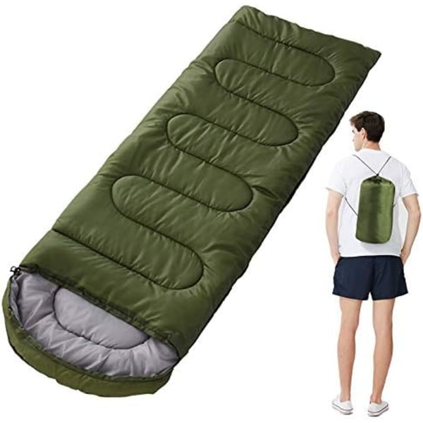 Sovepose - lett, vanntett, komfortabel med sekk