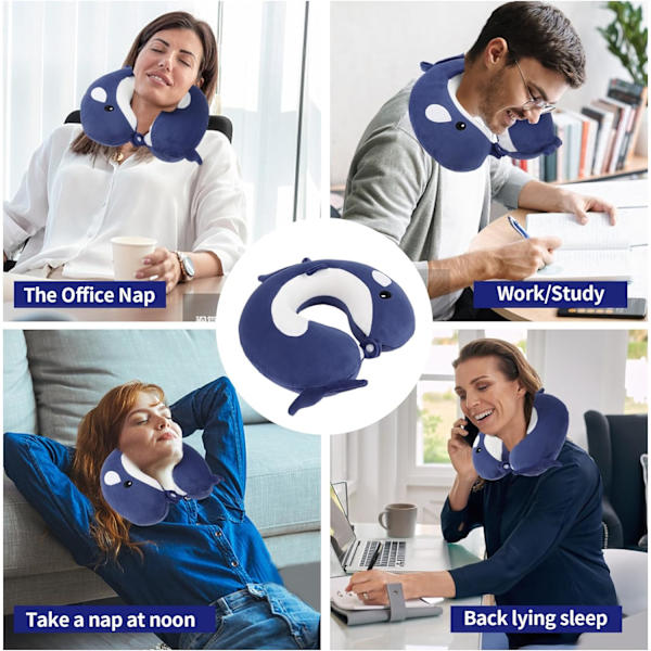 Pute Cartoon Dyre Nakkestøtte Pute 30 * 30cm Memory Foam Nakkepute U-formet Elastisk Barn Reisepute Bærbar U-formet Pude for E 30*30cm
