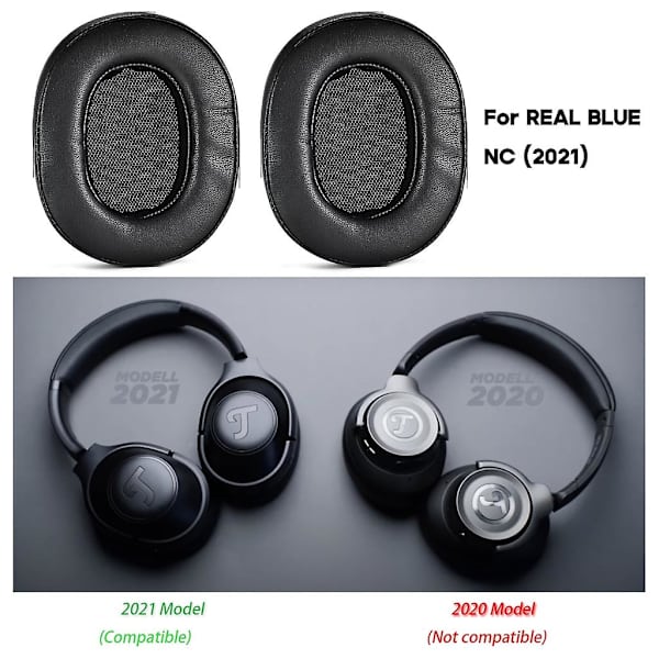 Øreputer for Teufel REAL BLUE NC 2021 Headset Øreputer Isolerer Effektivt Støy
