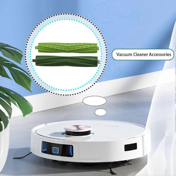 2x Harjarulla Roomba I7 E5 E6 -sarjan robotti-imurin varaosien vaihtoon, vihreä JP
