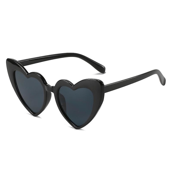 Hjerteformede solbriller Utdrikningslag Solbriller Brud Brudepike Hjertebriller for kvinner Party favoriserer