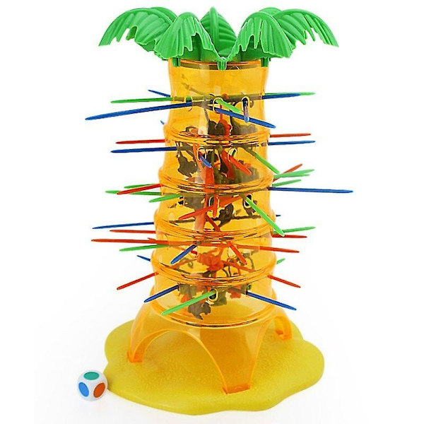 Børn Interessante Intelligens Legetøj Drej Aber Ned Monkey Tree Klatring Desktop Spil Party Spil Sjovt Legetøj Til Børn Hot