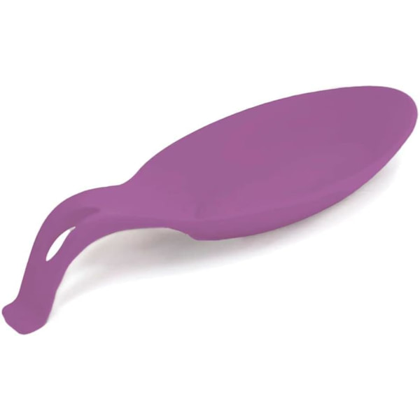 zl Ske Rest, Silikon Ske Rest, Køkken Silikon Ske Rest, Køkken Silikon Ske Holder, Madlavning Ske Rest, Madlavningsredskab Rest, til Spatel Purple