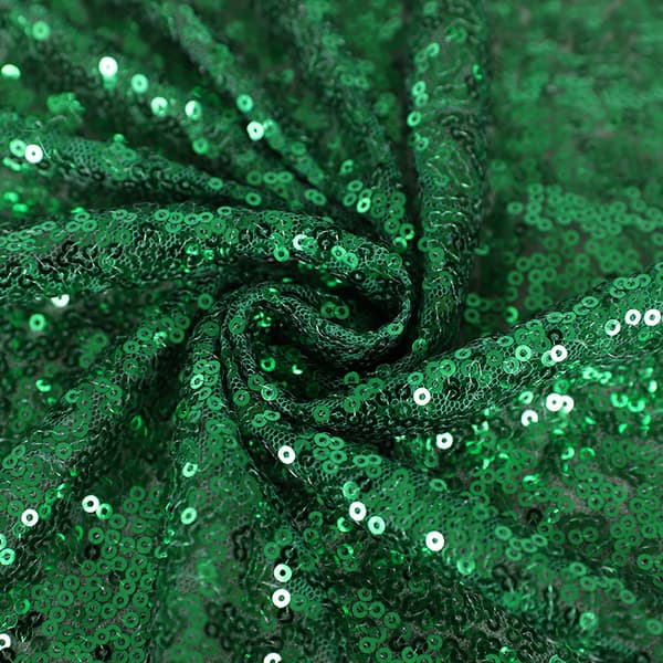 120 cm Rund Paljett Glitter Bordsduk Bröllopsfest Dekoration (Roséguld)