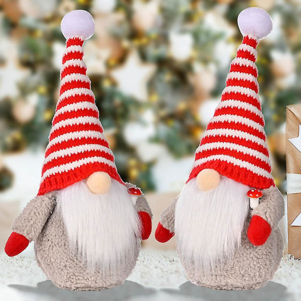 Holiday Gnome Håndlaget svensk Tomte Julealvepynt Dekorasjoner Thanks Giving Day Gaver Svenske Gnomes