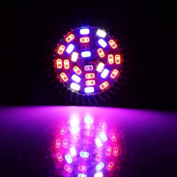 Vækstlys, LED Vækstlys 10W E27 Høj Effekt Fuld Spektrum LED Panel Drivhus Hydroponisk Vækstlys Indendørs Vækstlys