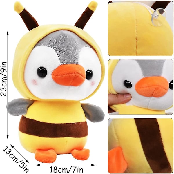 Bumble Bee Soft Toy Plys Bi Plushie Pingvin Plysdyr Blød Bi Pingvin Plys [xc]