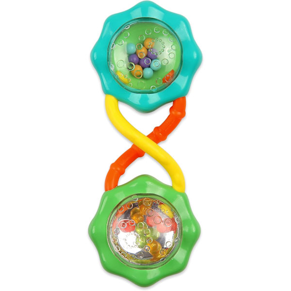 Oball Easy Grasp Shaker Rattle BPA-fri leksak för spädbarn Green