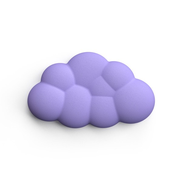Tastatur Sky Håndleddsstøttepute, Sky Mus Arm Håndleddsstøtte Søt, Tastatur Memory Foam Håndleddsstøtte, Ergonomisk Sklisikker Armstøtte, Smertelindring (Lilla) Purple