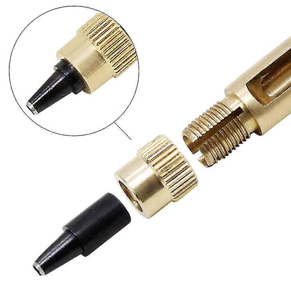 Skruvmejsel för läder - 6 spetsar - 1,5-4 mm - utbytbara för sömnad, läder, papper