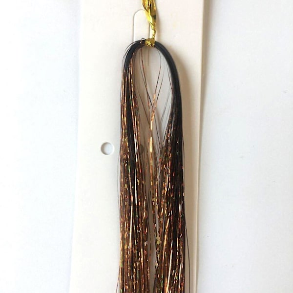 12 farger glitter hår extensions glitrende skinnende fargerike syntetiske hår for kvinner jenter