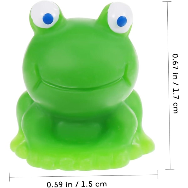 20 Pcs Small Frog Mini Frogs Mini Miniature Animal Figures Frog Toys Simulation Of Small Frogs Frog Animal Model Little Frogs