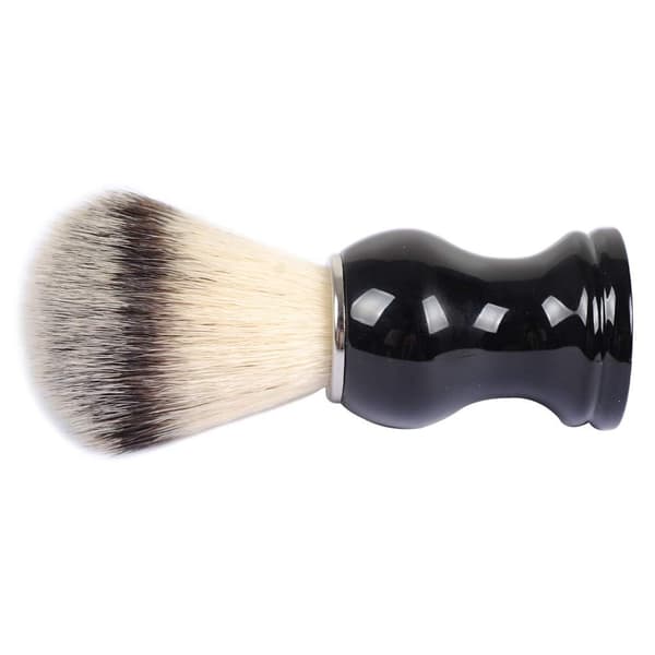 Shaving Brushes, Bristle Knot with Shaving Brush with Pure Black Engineered Plastic Handle