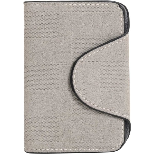 Porte Cartes de Crédit Femmes Homme Cuir 20 Fentes (N-Gris) raise