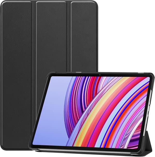 Xiaomi Redmi Pad Pro 12.1\", Slim Cover Stativ Hårdt Skal Etui – Sort