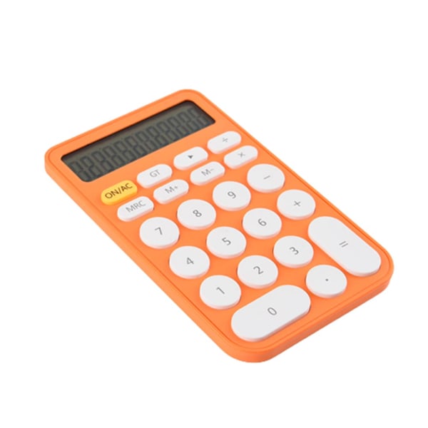 Orange Pocket Calculator Kontorsräknare Elektronisk miniräknare Bärbar miniräknare