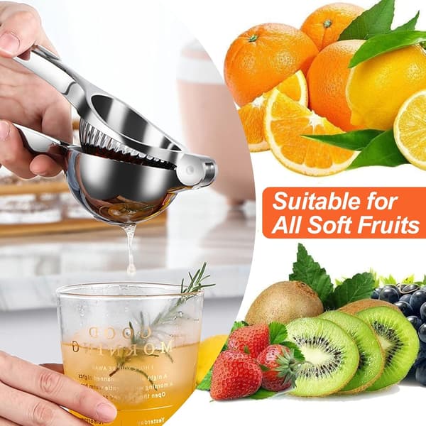 7 cm Diameter Manual Citrus Juicer, Lemon Squeezer, Durable Manual Citrus Press, Manual Orange Juicer for Kitchen, Bar, Restaurant