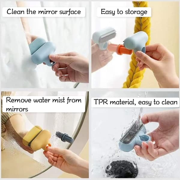 Glass Scrapers Mirror Cleaner Squeegee Window Cleaner Squeegee, Shower Glass Rubber Scrapers