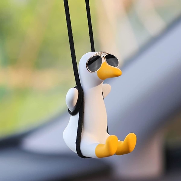 Keinutuva Ankka Auton Ripustuskoriste Söpö Anime Tarvikkeet Ripustus Auton Sisustukseen Auton Taustapeilin Ripustin Autokoriste Tarvikkeet Bm Duck