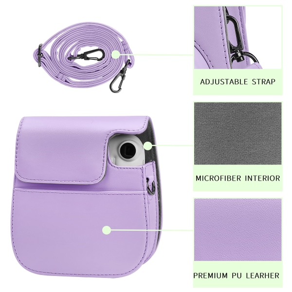 Case on yhteensopiva Instax Mini 11, Purple kanssa