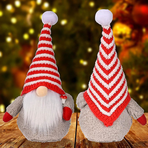 Holiday Gnome Håndlaget svensk Tomte Julealvepynt Dekorasjoner Thanks Giving Day Gaver Svenske Gnomes