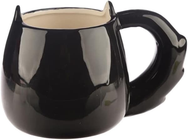 Sort Kat Krus 3D Keramisk Nyhed Søde Krus Kopper 400ml til Varme Drikke, Te, Kaffe, Varm Chokolade