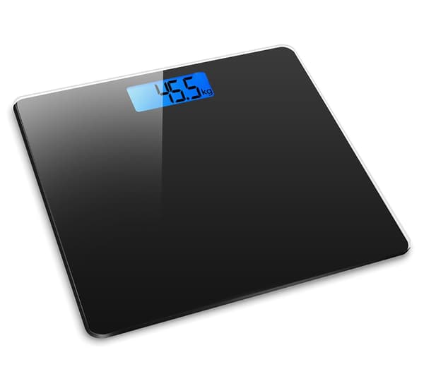 Digital Electronic Bathroom Scale Body Weight 26x26cm 180KG Platform Backlit Display Weight Management