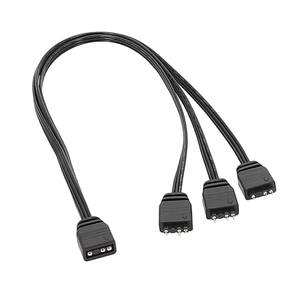 Smidig 5V 3-pinners ARGB-splitterkabel Utvid belysningssystemet ditt enkelt