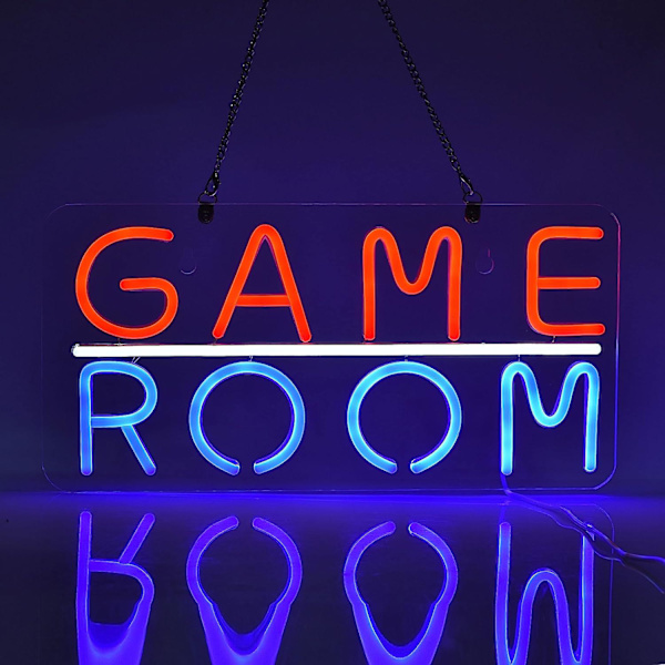 Spil Stue Neon Skilt Led Dæmpbar Spil Zone Værelse Øl Bar Man Cave Soveværelse Hjem Kunst Gaming Neon Lys Skilt Neon Lys Væg Kunst Skilte