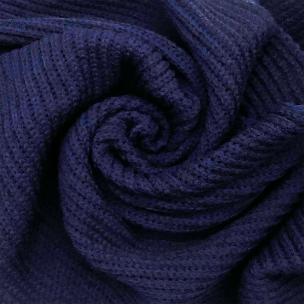Varm höst- och vinterscarf, unisex enfärgad vinterhals varm stickad garnscarf