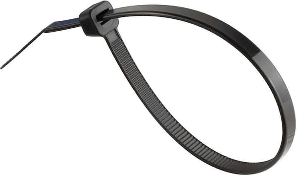 Förpackning med 100 buntband, Svarta, 200 x 4,8 mm