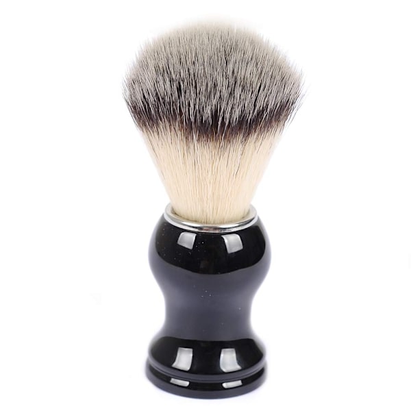 Shaving Brushes, Bristle Knot with Shaving Brush with Pure Black Engineered Plastic Handle