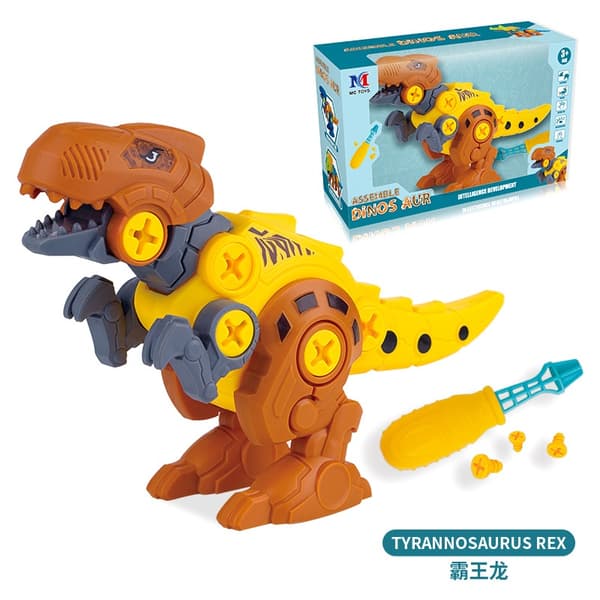 4-pakning DIY dinosaurleker med bor, dinosaurgaver til gutter og jenter 3 4 5 år og oppover