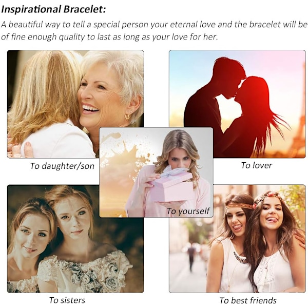 Vänskapsarmband för kvinnor - Inspirerande vänskapspresenter till bästa vän, motiverande manschettarmband för systrar, mamma, lärare, presenter 1Always stay humble and kind