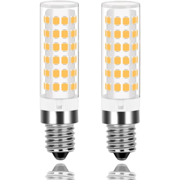 7W E14 LED Majs Pære, Lille Edison Skrue Majs Pære 360° Strålevinkel Pendel Pære til Stue LED Pære 2 Pakke 7w E14 Corn Led Bulbs  2 Pack