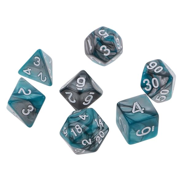 14 st Polyedriska Tärningar Tärningsset 16mm för DND D&D Warhammer 40K Brädspel-Perfekt_tfrf