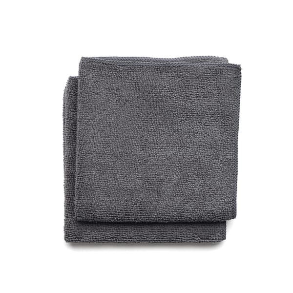 Mikrofiber Köksdukar, Mörkgrå, Set om 2, 30 x 30 x 0.5 cm