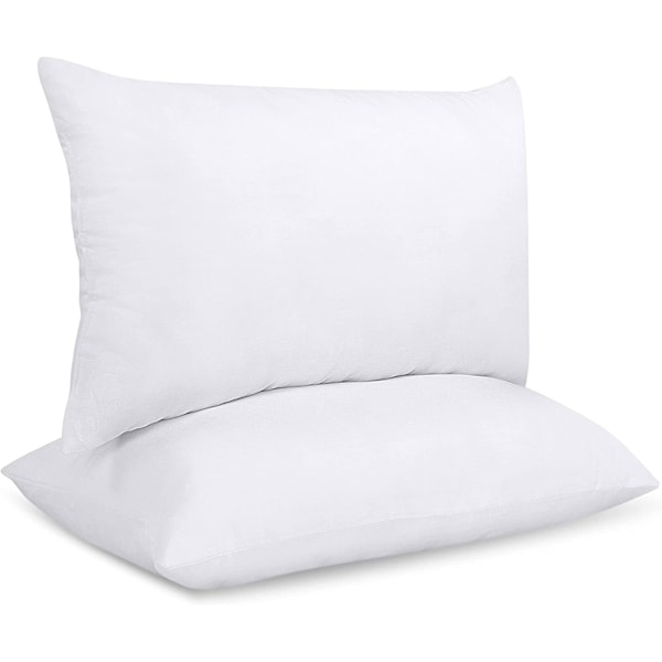 Kuddfyllnadskuddar (2-pack), 40 x 60 cm (16\" x 24\") Kuddfyllnadskuddar, Kuddar i ihålig fiber (vita) White 40x60 cm (Pack of 2)